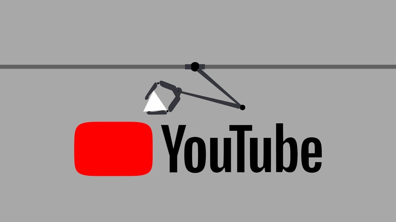 The new Youtube logo - Industrial robot in action