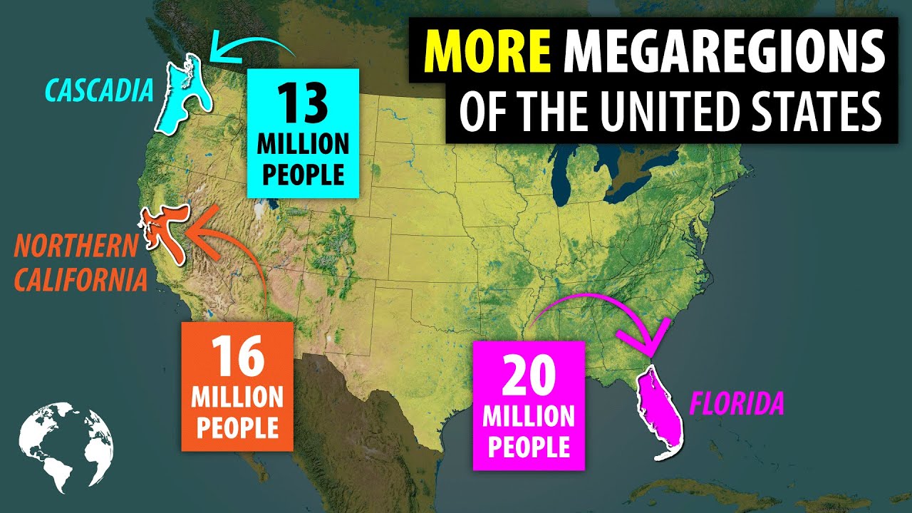 The NEXT Top MEGAREGIONS Of The United States
