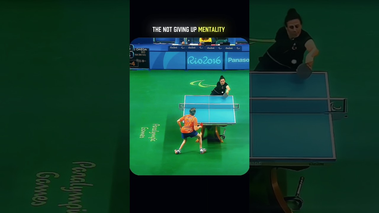 The not giving up mentality #motivation #mindset #tabletennis #olympics