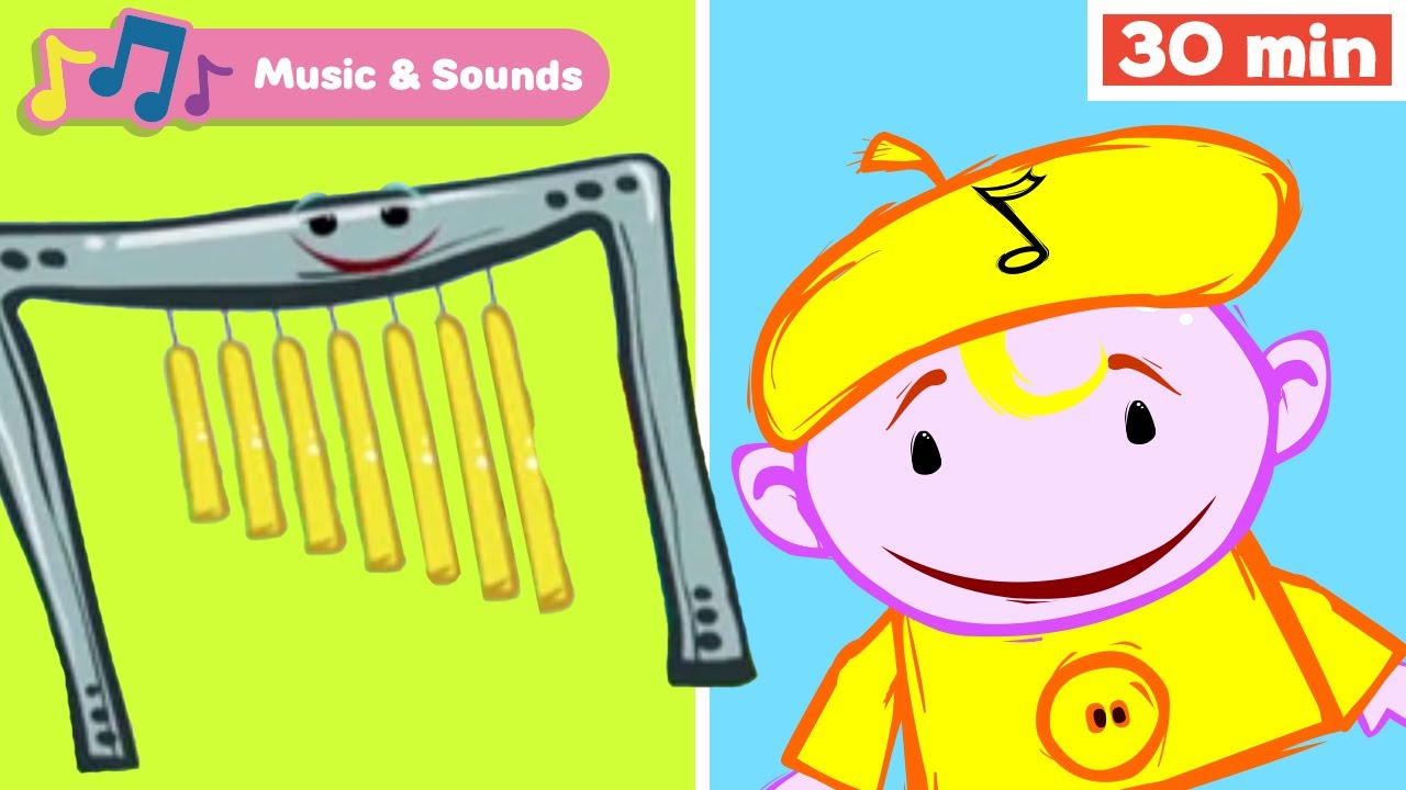 The Notekins | Classical Music for Babies | 40 Min | Musical Instruments | Sounds for toddlers