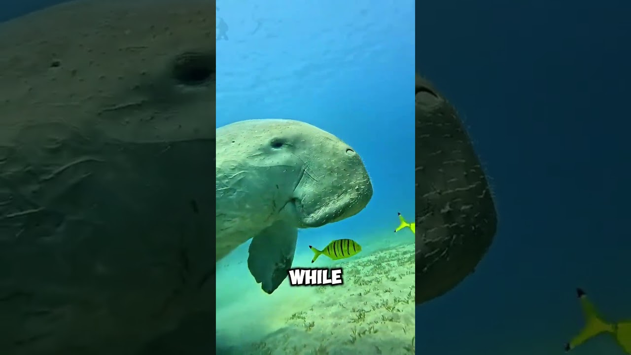 The Ocean’s Gem! Meet the Fascinating Dugong 🌊🐾 #shorts