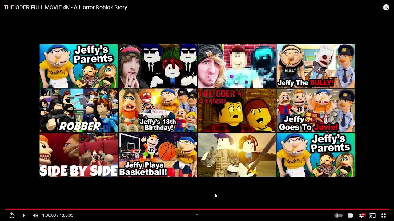 THE ODER FULL MOVIE 4K - A Horror Roblox Story/THE ODER 4: SLENDERS (A Roblox Horror Movie)