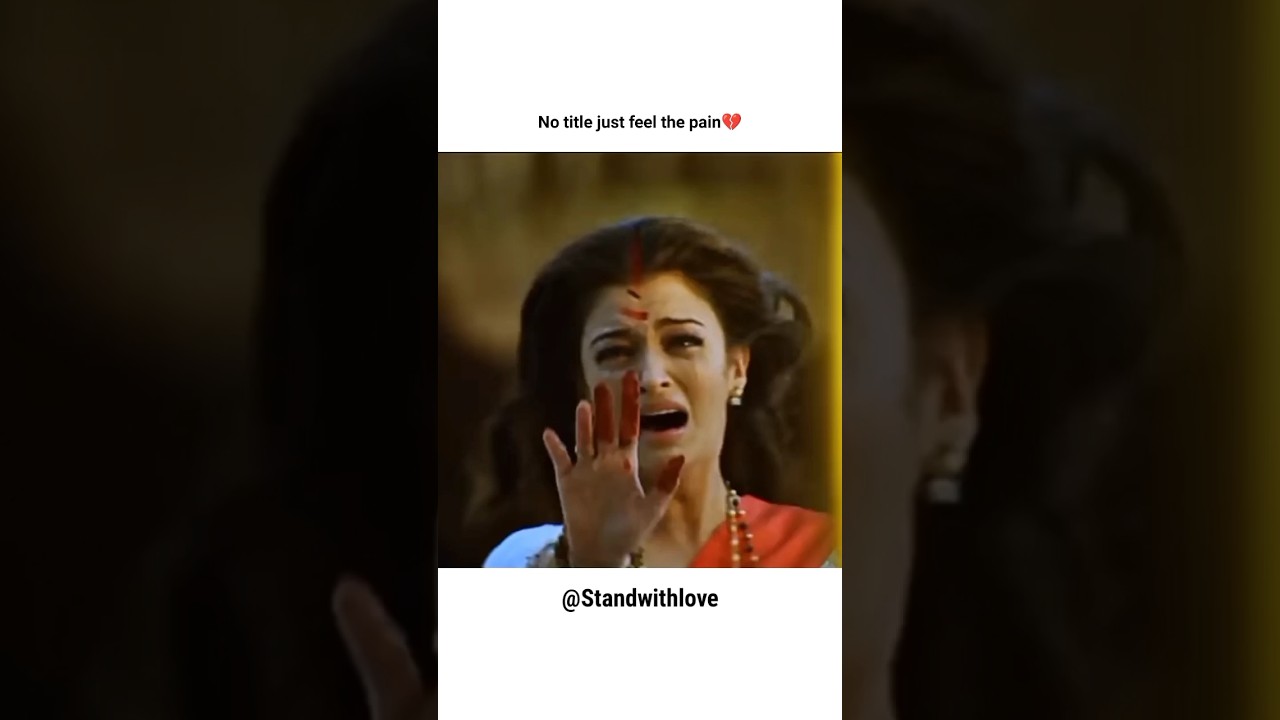 The pain they had in the end 💔 #Devdas #ShahrukhKhan #AishwaryaRai #Status #Viral #trending #Sad