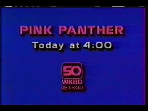 The Pink Panther on WKBD TV 50 promo 1984