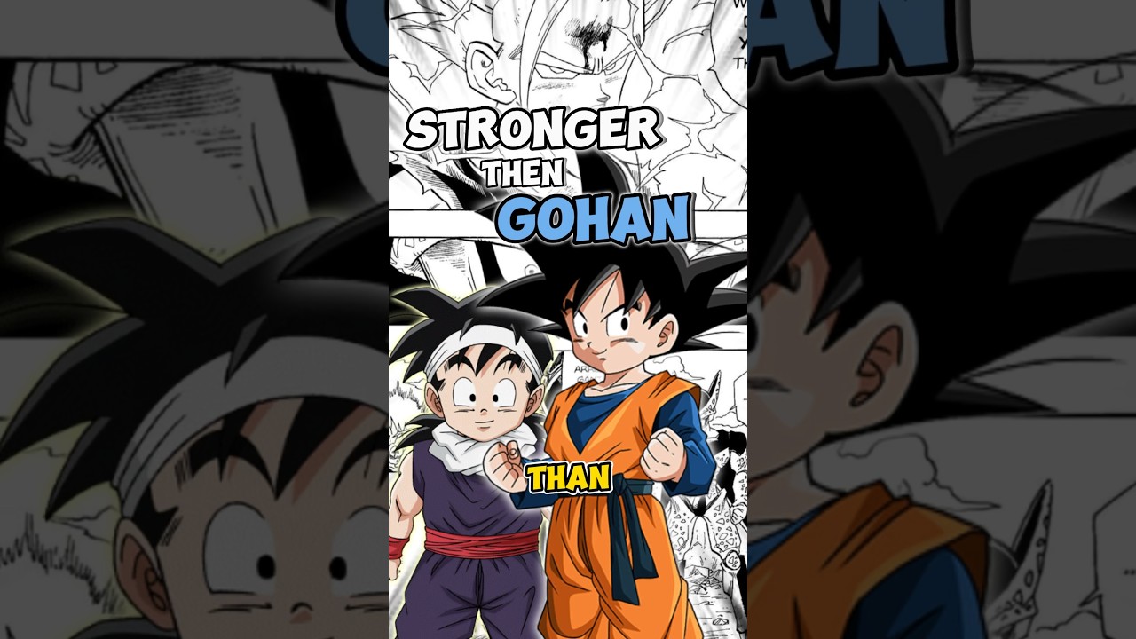 The Power of Goten is he Stronger than Gohan? #shorts #dragonball