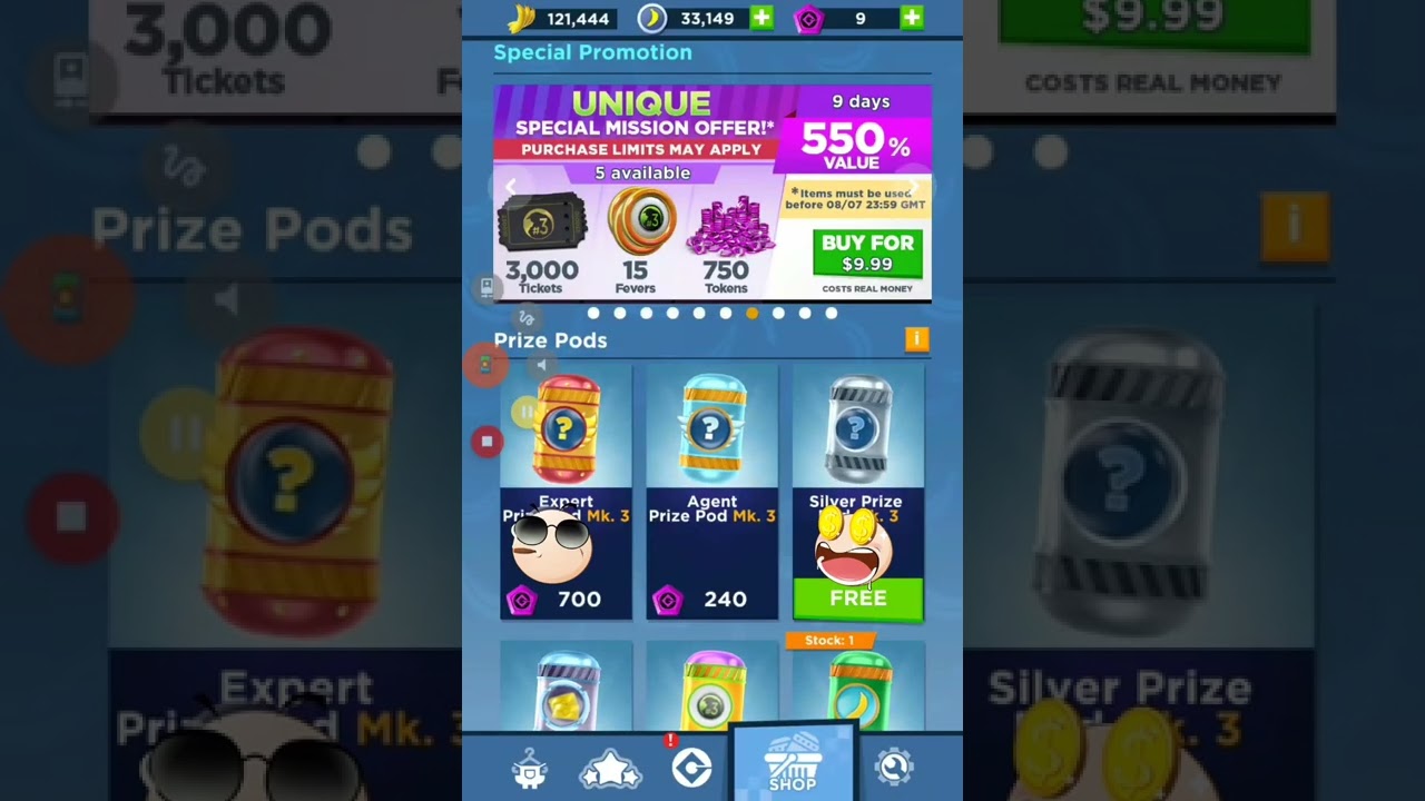 The Premium Unique Special Mission Offer is here in Minion Rush! #Shorts