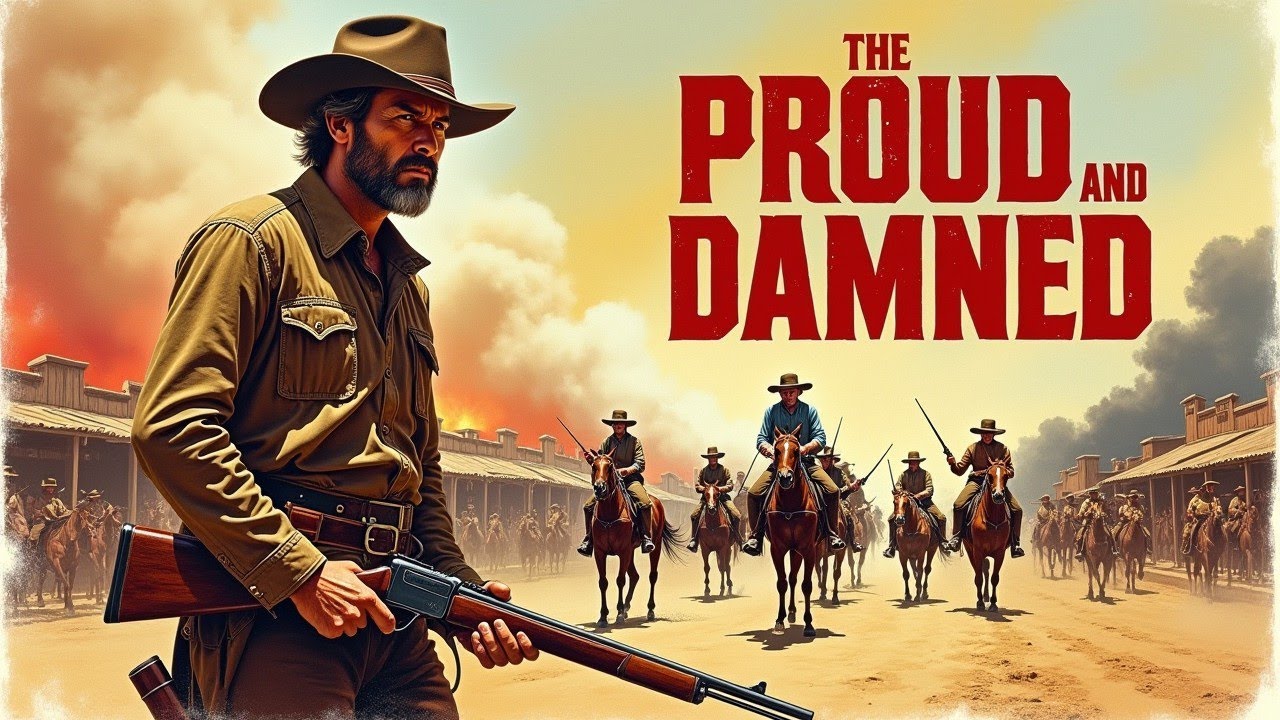 The Proud and Damned (1972) - Chuck Connors, Western movie