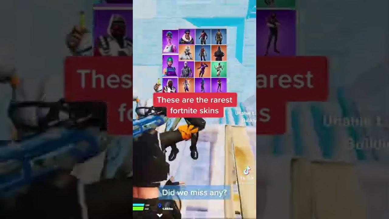The RAREST FORTNITE SKINS🚨