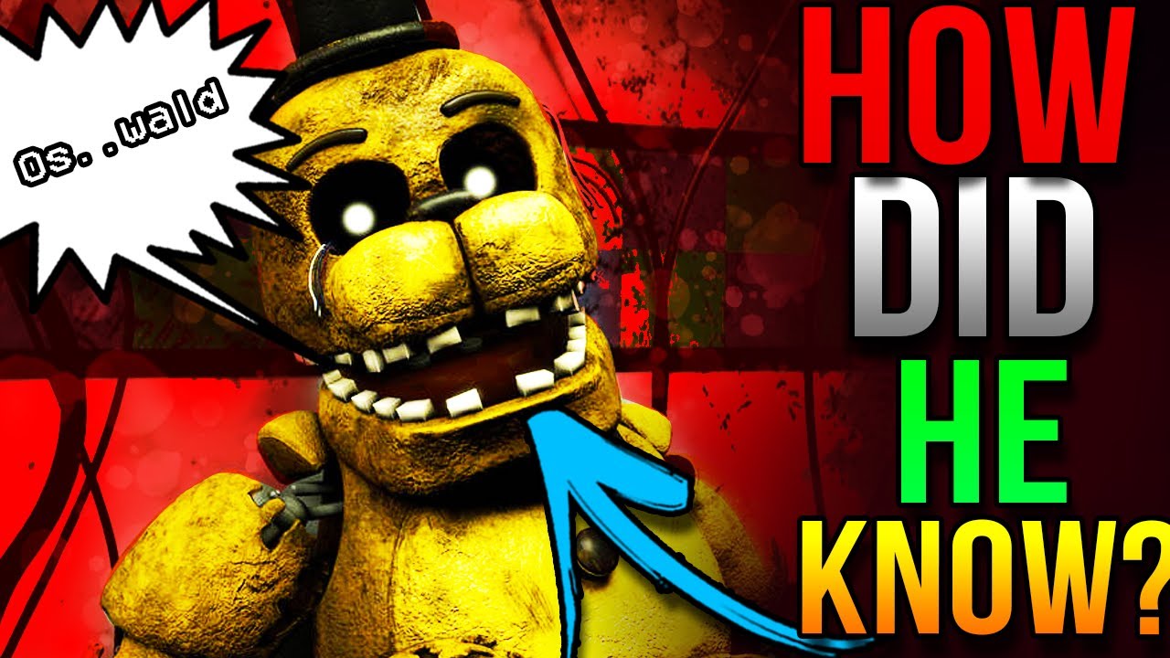 The REAL REASON Oswald KNEW About GOLDEN FREDDY