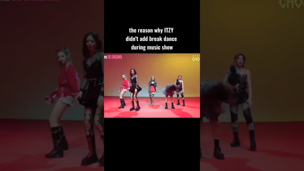 the reason why ITZY didn't add dance break during music show