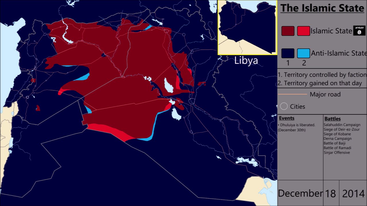 The Rise and Fall of ISIS: Every Day