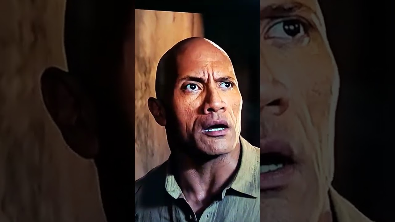 The rock does the eyebrow
