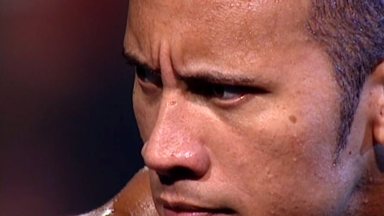 The Rock Vs Chris Benoit - RAW IS WAR