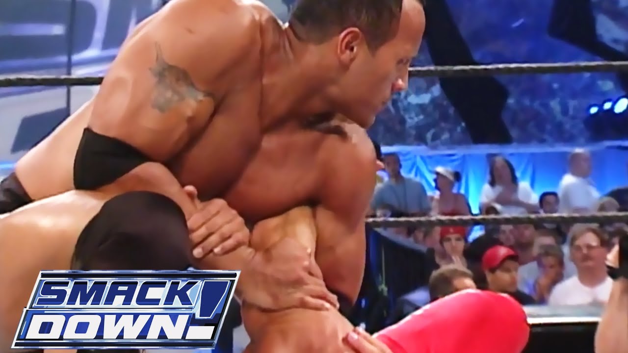 The Rock Vs Chris Benoit Part 1 - SMACKDOWN!