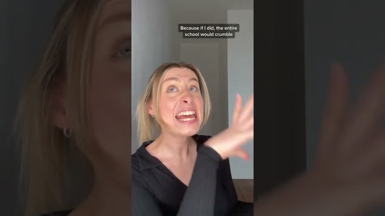 The school receptionist asking a student to do a job for her