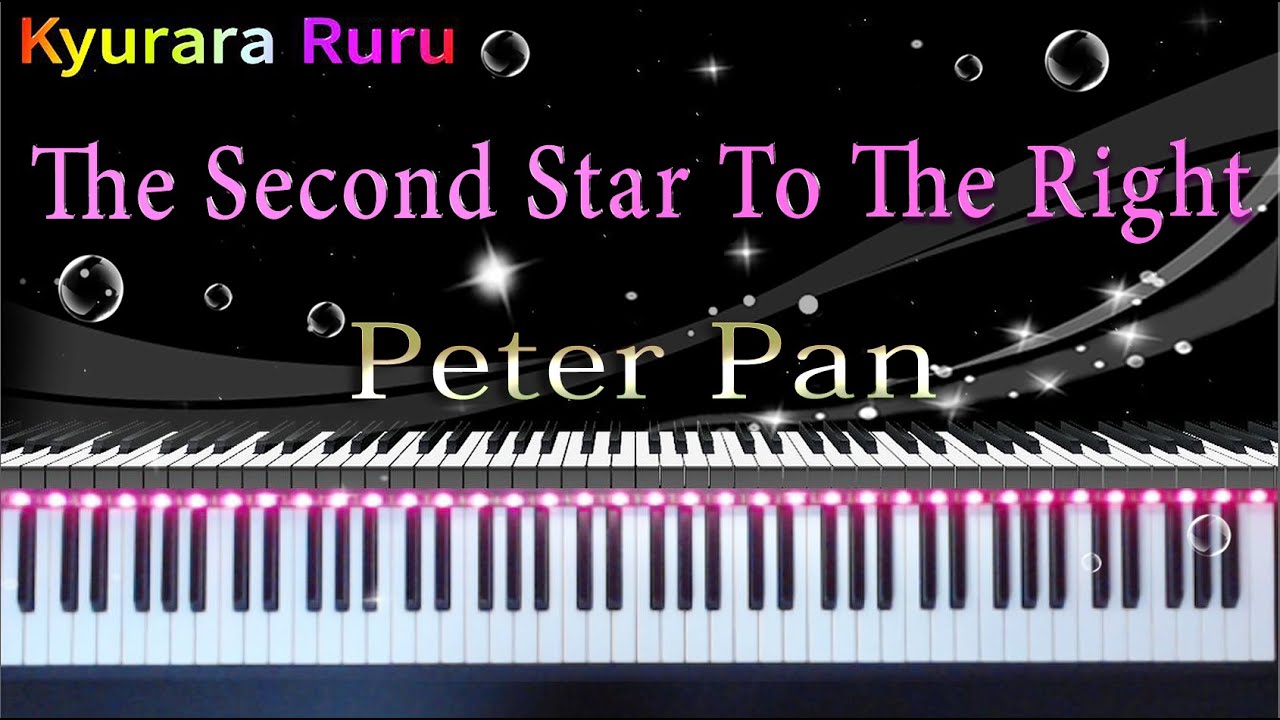 The Second Star To The Right【 From Peter Pan 】Simple version - PIANO SOLO