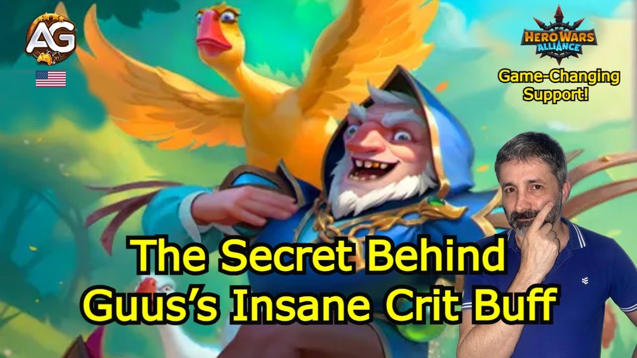 The Secret Behind Guus’s Insane Crit Buff – Game-Changing Support! Hero Wars Alliance
