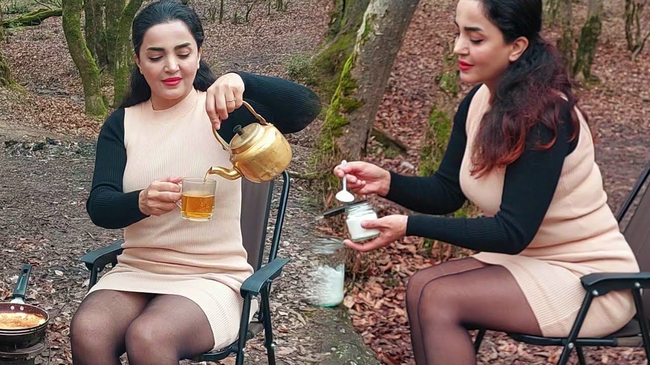 The secret to making pancakes in the heart of the forest/Easy and delicious