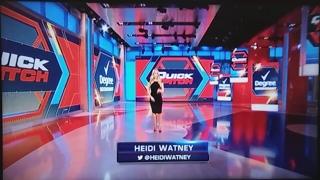 The sexiest chick on the MLB network Heidi Watney