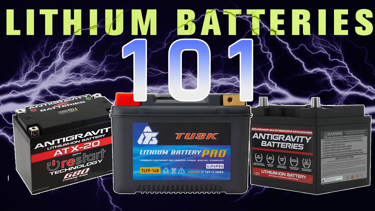The SHOCKING Facts About Lithium | Lithium Batteries 101 - Motorcycle, ATV & UTV