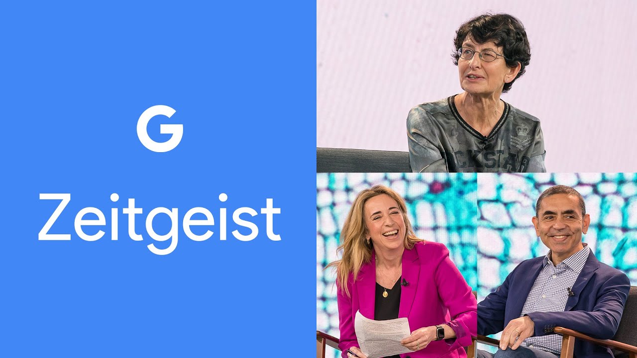 The shot of a lifetime with Katharine Viner, Özlem Türeci and Uğur Şahin | Google Zeitgeist