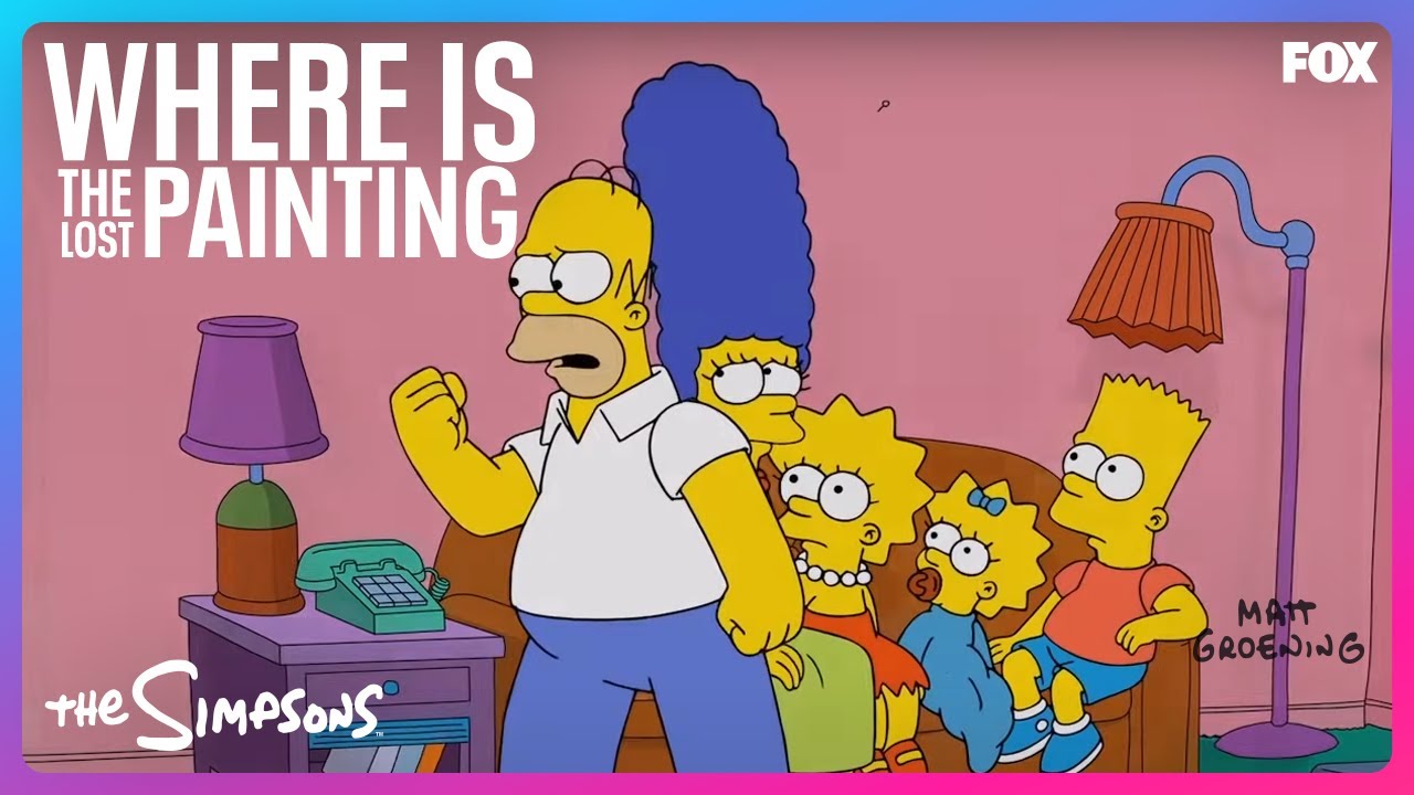 The Simpsons | Missing Painting Robot Chicken Couch Gag