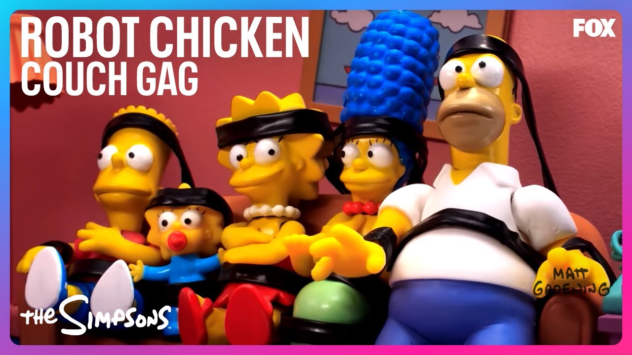 The Simpsons | Robot Chicken Couch Gag