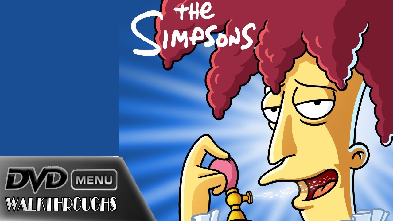 The Simpsons 17th Season (2005-06, 2014) DvD Menu Walkthrough