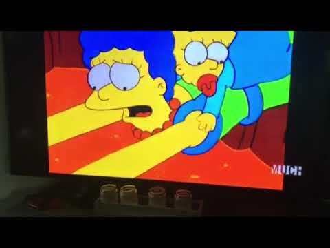 The Simpsons Japanese volcano scene