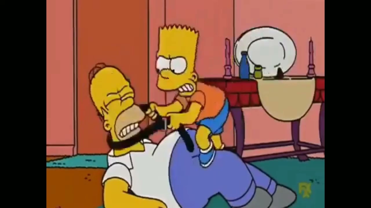 the simpsons rampage montage