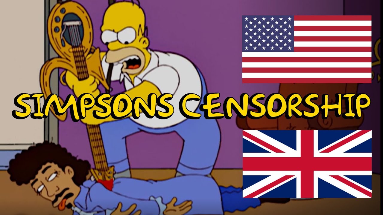 The Simpsons UK Censorship - S20E04 
