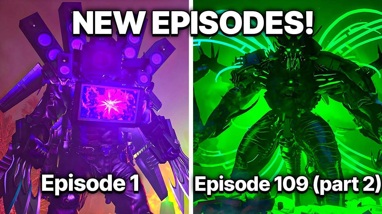 the Skibidi Wars 1 - 109 (part 2) All Episodes: Upgraded Toilet Emperor V2 (Episode 110?)