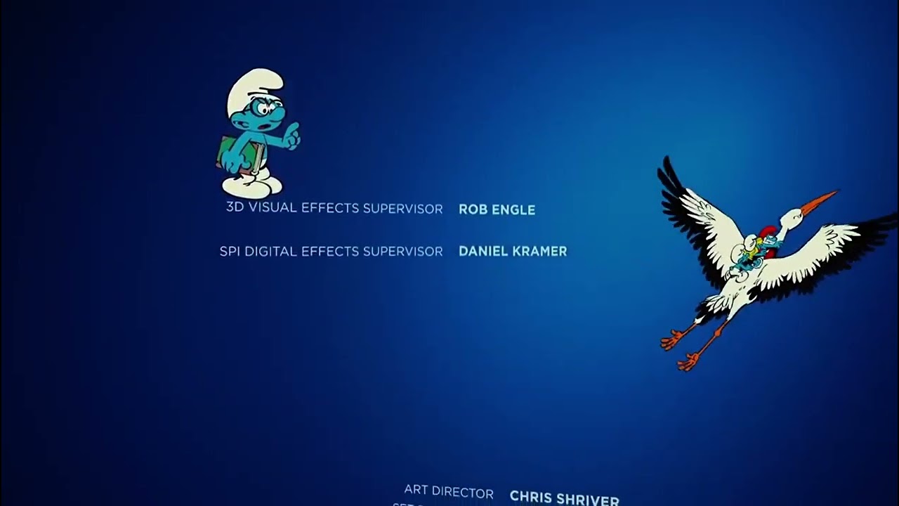 The Smurfs (2011) end credits