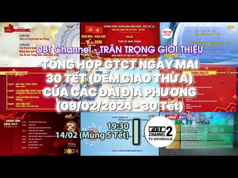 [THE SPECIAL] Tổng hợp GTCT Ngày mai 30 Tết của các đài địa phương (09/02/2024)