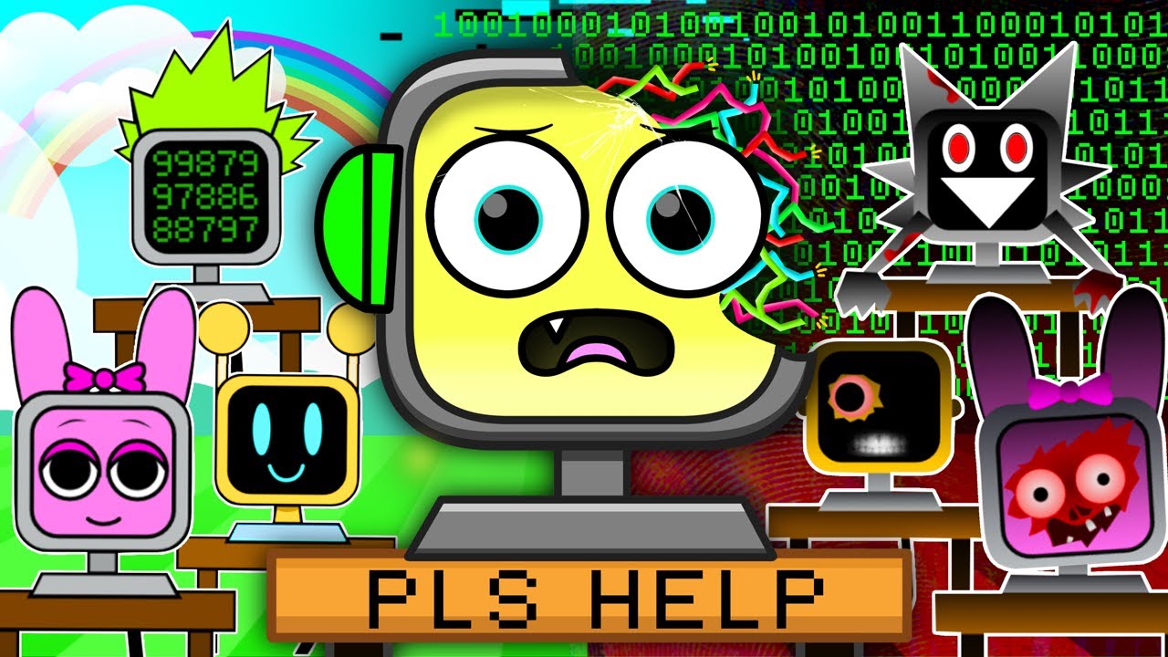 The SPRUNKI COMPUTER VIRUS..?? (Hacked Sprunki)