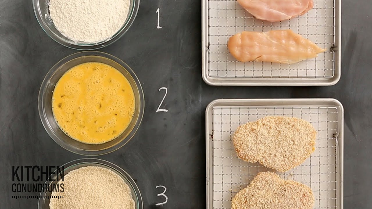 The Standard Breading Process in 3 Easy Steps - Kitchen Conundrums with Thomas Joseph