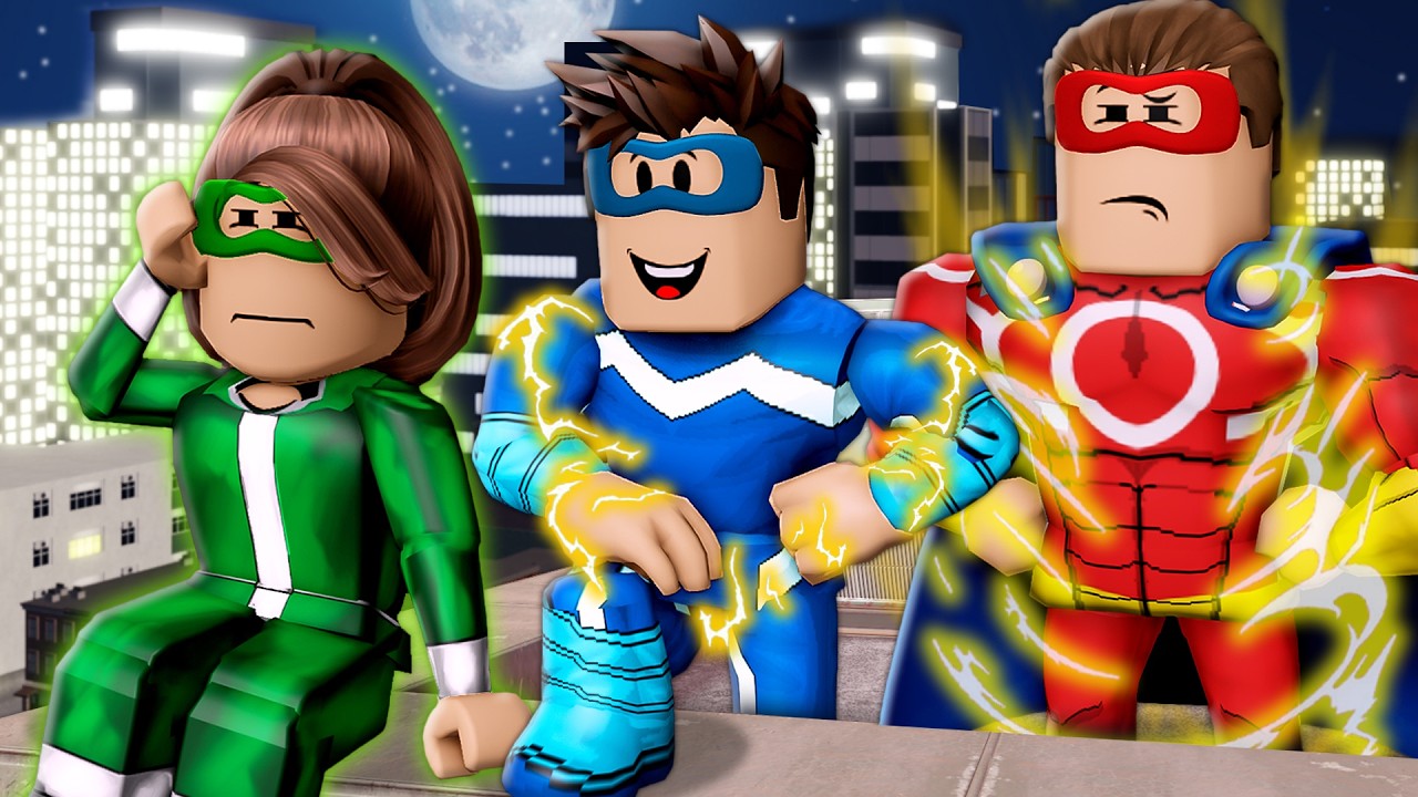 The SUPERHERO Families Of Roblox! (Full Movie)
