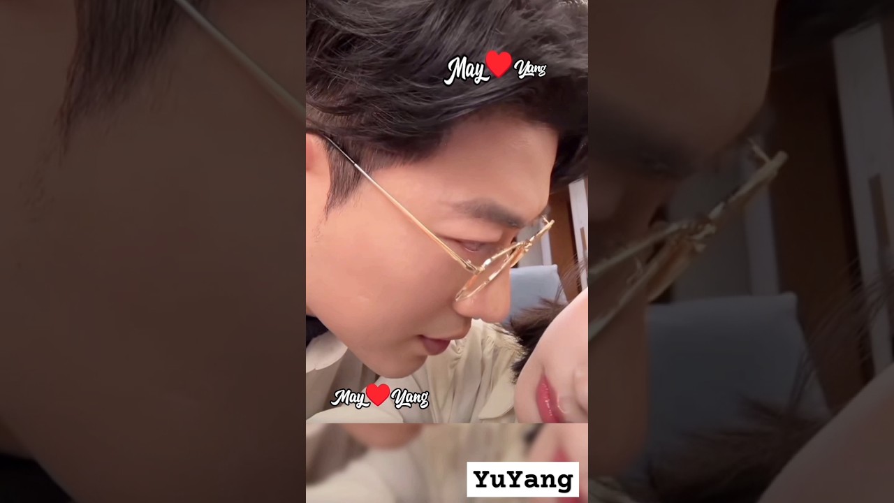 The sweetest kiss on live🤭❣️#yuyang #yulong #yangmiemie #trending #cdrama