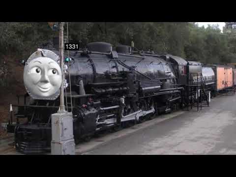 The theme of Darren the southern pacific 4-10-2 sp2 engine