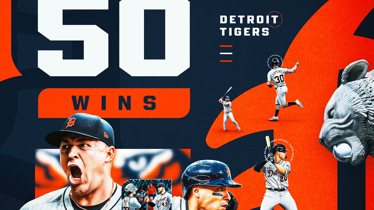 The Tigers are the first team to win 50 games in 2025!
