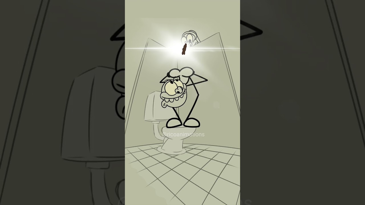 The toilet intruder! 😀 (4k memes) #shorts