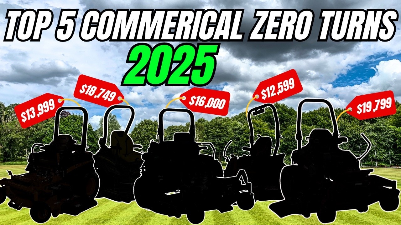 The Top 5 Commercial Zero Turn Mowers | The BEST Buys of 2025