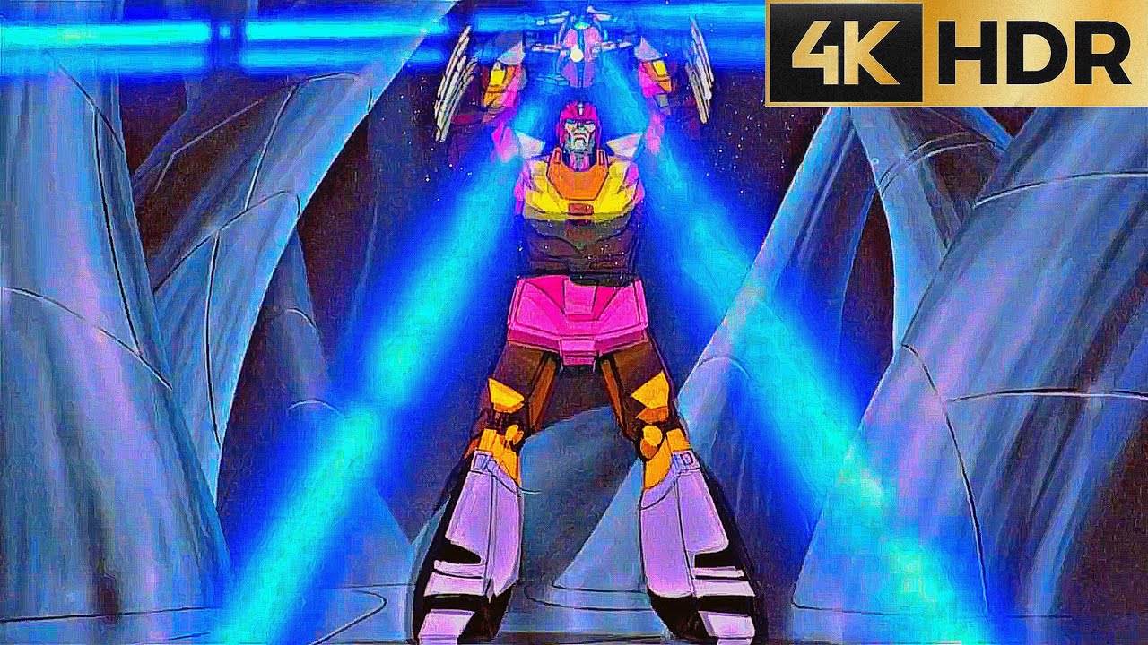 THE TRANSFORMERS MOVIE 1986 | Hot Rod becomes rodimus prime | full HD 4K
