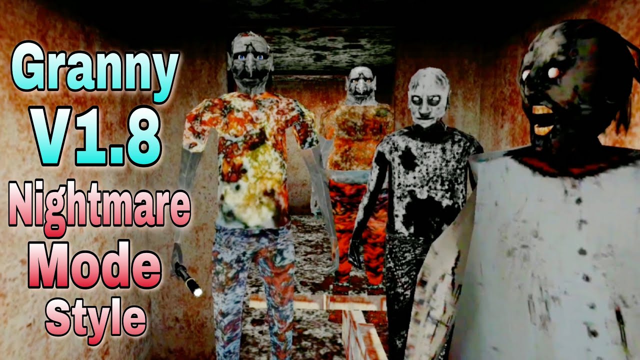 The Twins Sewer Escape With Granny V1.8 Nightmare Mode Style