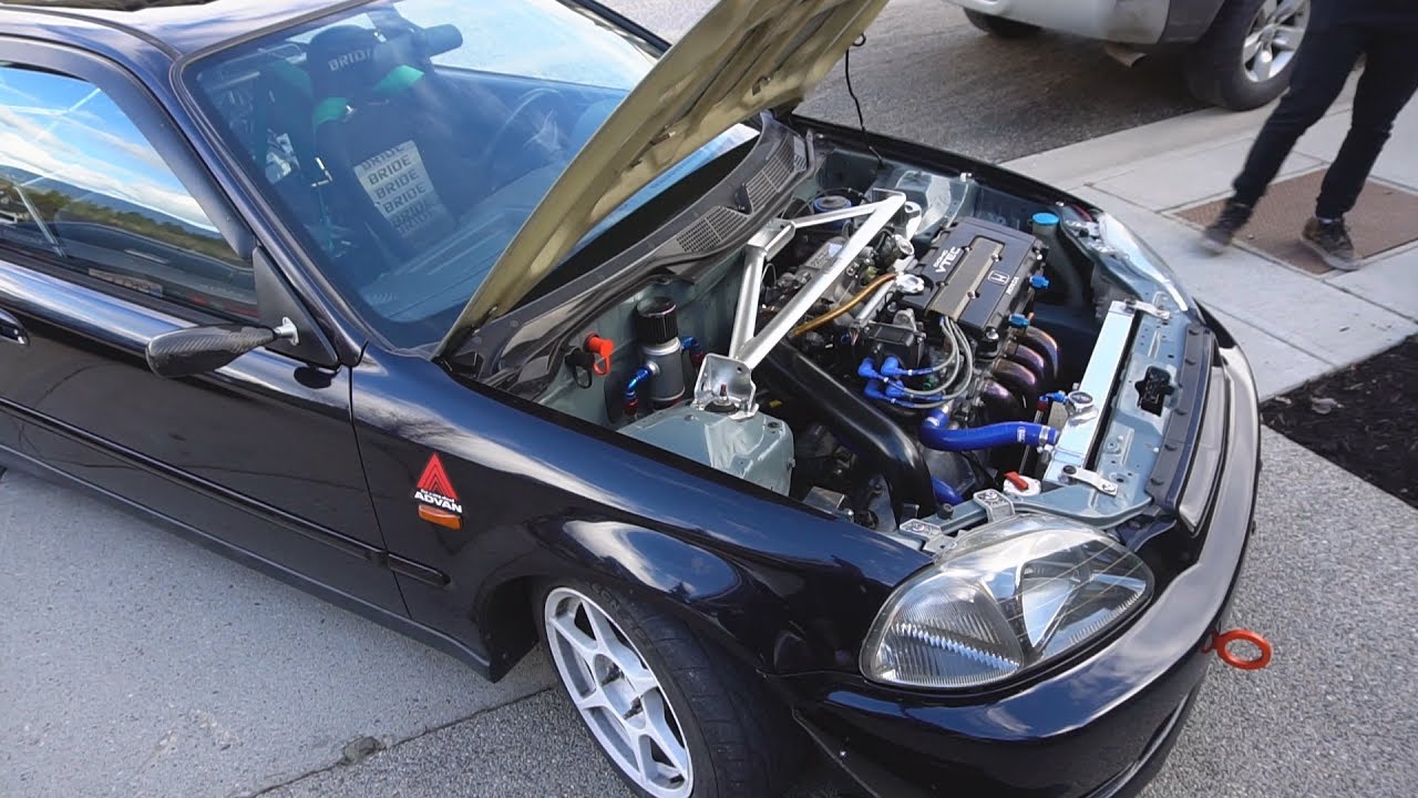 THE ULTIMATE B18C1 Swapped EK Civic In The Streets