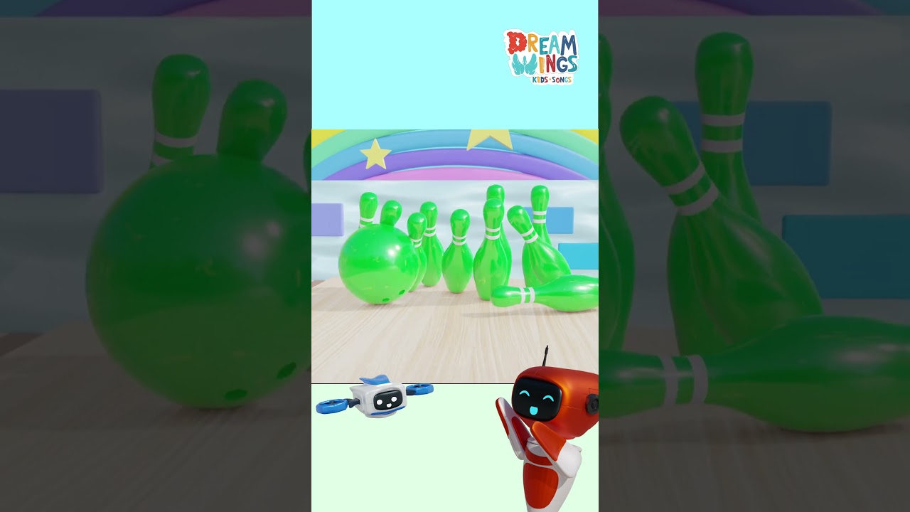 The Ultimate Colorful 3D Bowling Game Preschool Education! #learncolors #educationaltoys #toddler