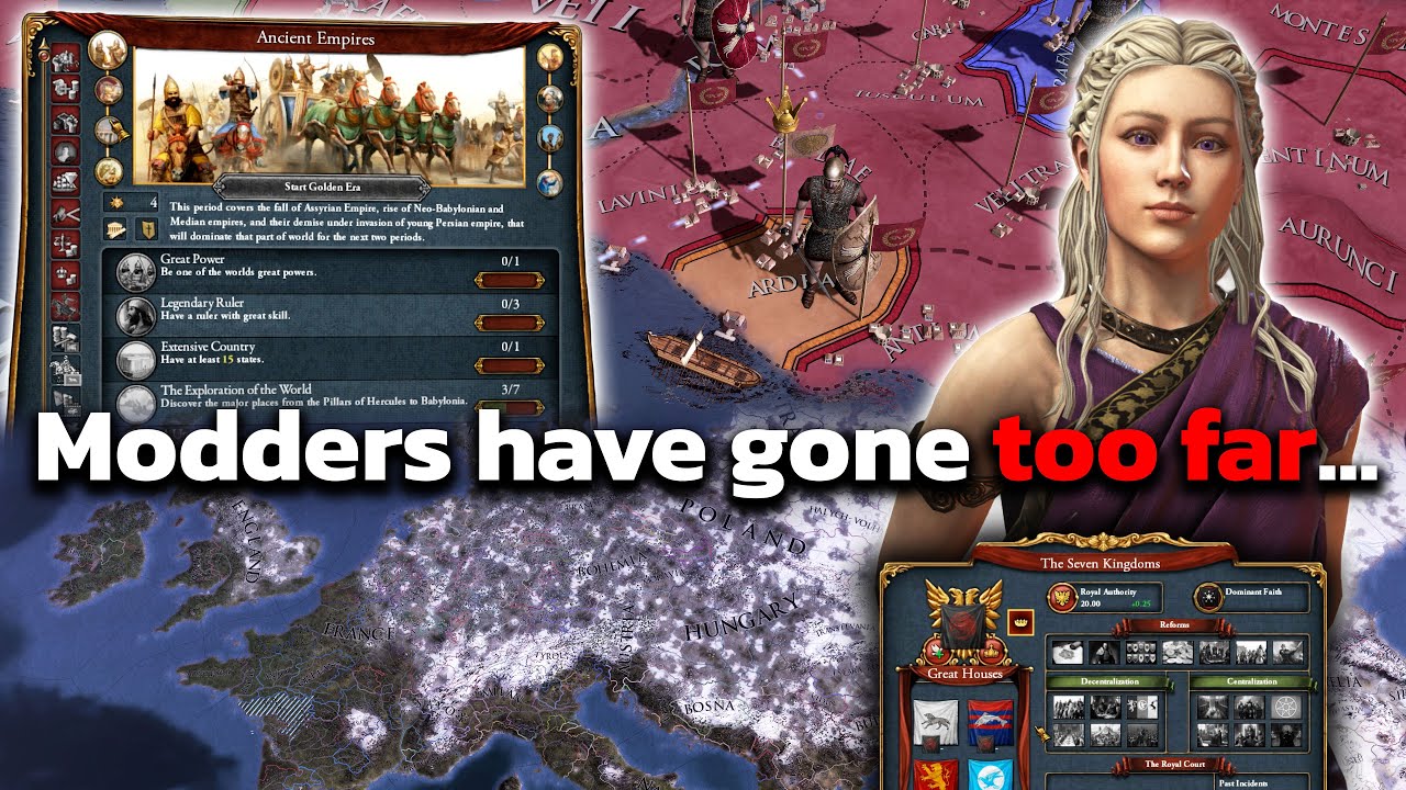 The ULTIMATE EU4 Total Conversion Mod List of 2025