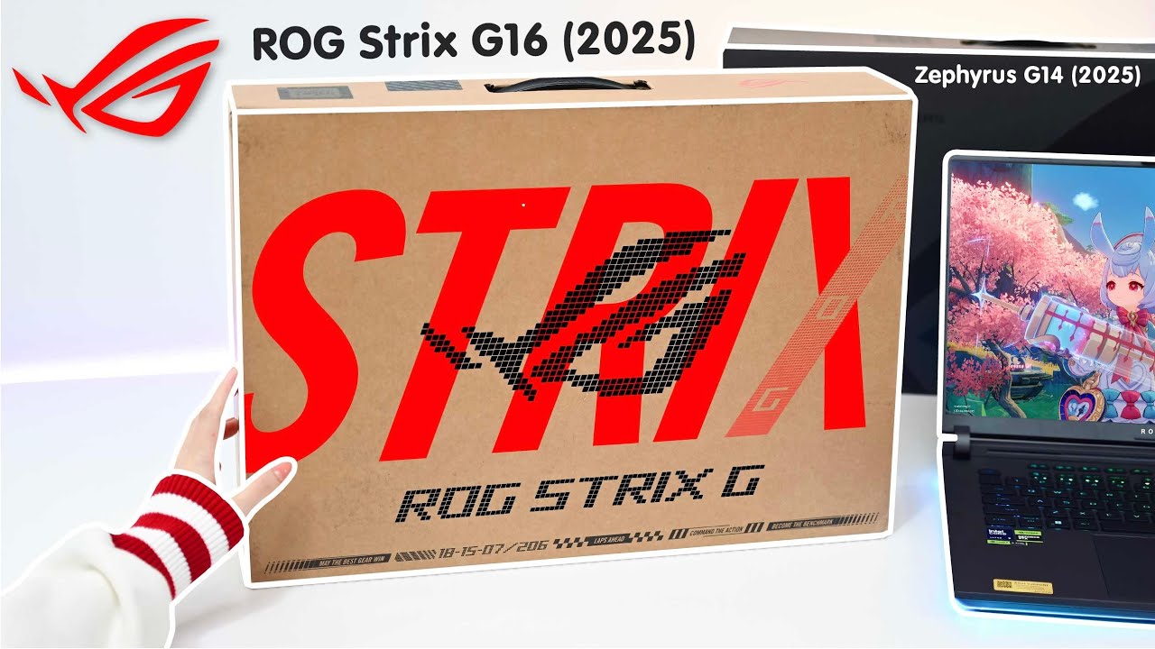 The Ultimate Portable Gaming Beasts : Asus ROG Strix 2025 and Zephyrus 2025 | aesthetic unboxing
