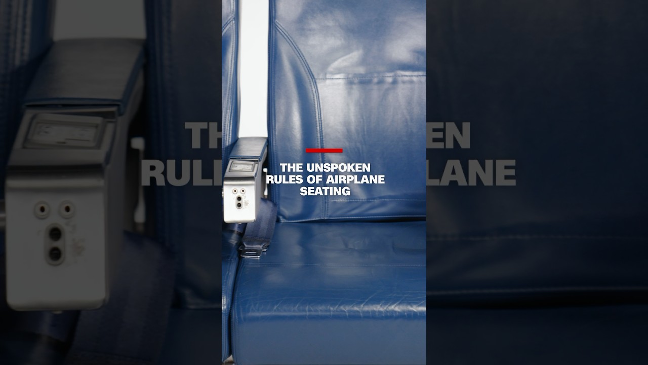 The unspoken rules of airplane seating