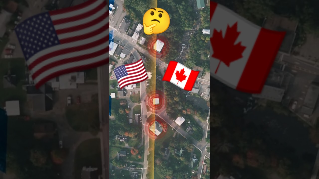 The US Town That Sits In Canada 🤯🍁